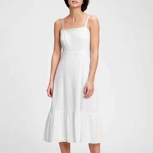 Gap Chic White Sundress with Spaghetti Straps
